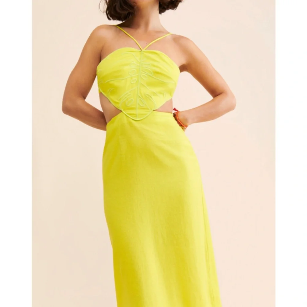 FARM Rio Monstera Midi Dress | Sz M - Picture 5 of 6